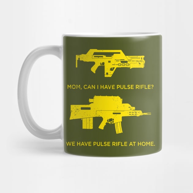 Pulse Rifle at Home - yellow by CCDesign